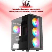 Case Máy Tính MAGIC GM-01 Glass  MATX / ITX / VGA 350mm / Tản CPU 165mm | HOCO STORE PC 