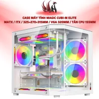 Case Máy Tính MAGIC CUBI-M ELITE  MATX / ITX / 325×270×315mm / VGA 320mm / Tản CPU 155mm | HOCO STORE PC