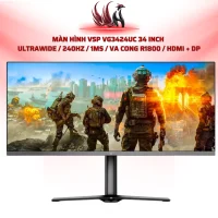 Màn Hình VSP VG3424UC 34 Inch  UltraWide / 240Hz / 1ms / VA Cong R1800 / HDMI + DP | HOCO STORE PC