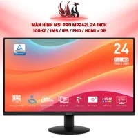 Màn Hình MSI PRO MP242L 24 Inch  100Hz / 1ms / IPS / fhd / HDMI + DP | HOCO STORE PC 
