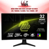 Màn Hình MSI MAG 32CQ6F 32 Inch  2K / 180Hz / 0.5ms / VA / HDMI + DP | HOCO STORE PC