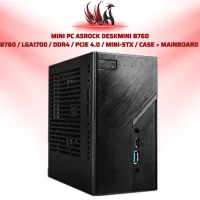 Mini PC ASRock DeskMini B760 / LGA1700 / DDR4 / PCIe 4.0 / Mini-STX / Case + Mainboard  | HOCO STORE PC