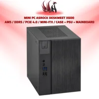 Mini PC ASRock DeskMeet X600   AM5 / DDR5 / PCIe 4.0 / Mini-ITX / Case + PSU + Mainboard  | HOCO STORE PC
