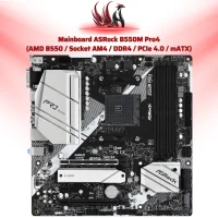 Mainboard ASRock B550M Pro4 AMD B550 AM4 DDR4 Micro-ATX – Bo Mạch Chủ Gaming Hiệu Năng Cao PCIe 4.0 | HOCO STORE PC