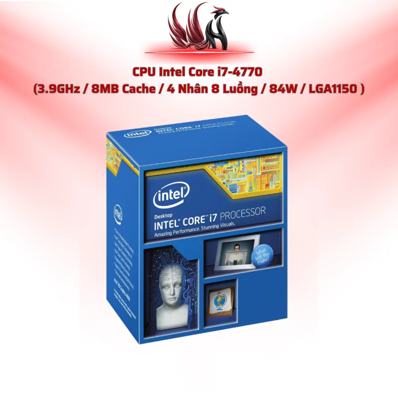 CPU Intel Core i7-4770 4C/8T 3.9GHz Cache 8MB LGA1150 | HOCO STORE PC