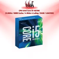 CPU Intel Core i5-4670K 4C/4T 3.8GHz Cache 6MB LGA1150 | HOCO STORE PC