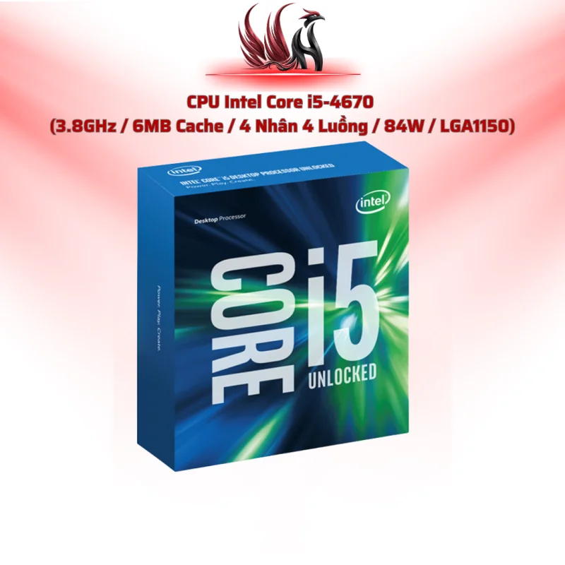CPU Intel Core i5-4670 4C/4T 3.8GHz Cache 6MB LGA1150 | HOCO STORE PC