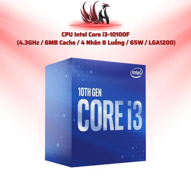 CPU Intel Core i3-10100F 4C/8T 4.3GHz Cache 6MB LGA1200 | HOCO STORE PC