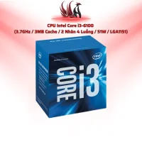 CPU Intel Core i3-6100 2C/4T 3.7GHz Cache 3MB LGA1151 | HOCO STORE PC