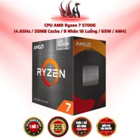 CPU AMD Ryzen 7 5700G 8C/16T 4.6GHz Radeon AM4 20MB Cache | HOCO STORE PC