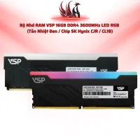 RAM VSP DDR4 RGB PC 16GB 3600MHz – LED RGB, Hynix CJR | HOCO STORE PC