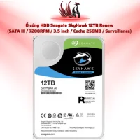 Ổ Cứng HDD Seagate SkyHawk 12TB Renew – SATA III 3.5 inch Chuyên Camera Giám Sát 24/7 | HOCO STORE PC