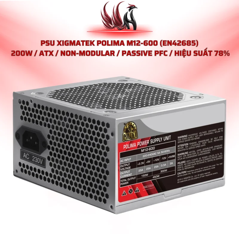 Nguồn Xigmatek Polima M12-600 200W | HOCO STORE PC
