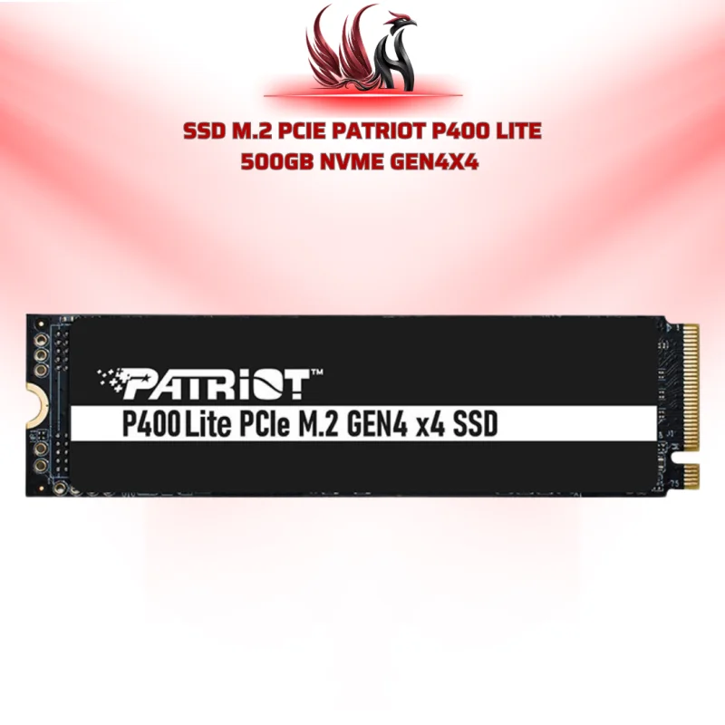 SSD Patriot P400 Lite 500GB M.2 NVMe PCIe Gen4 x4 | HOCO STORE PC