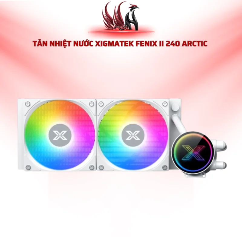 Tản Nhiệt Nước Xigmatek Fenix II 240 ARGB White 240W | HOCO STORE PC