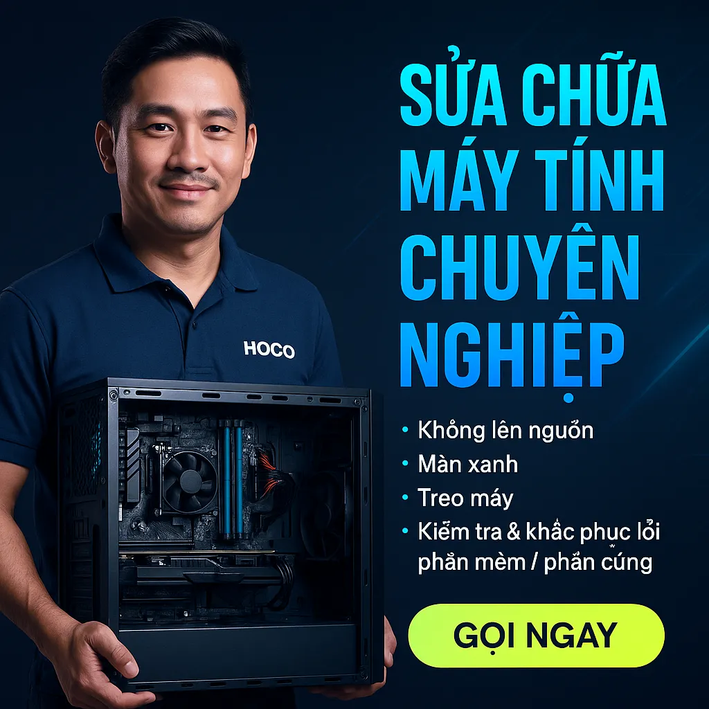 Sửa lỗi máy tính không lên, màn xanh, treo – Kiểm tra & khắc phục lỗi phần mềm / phần cứng