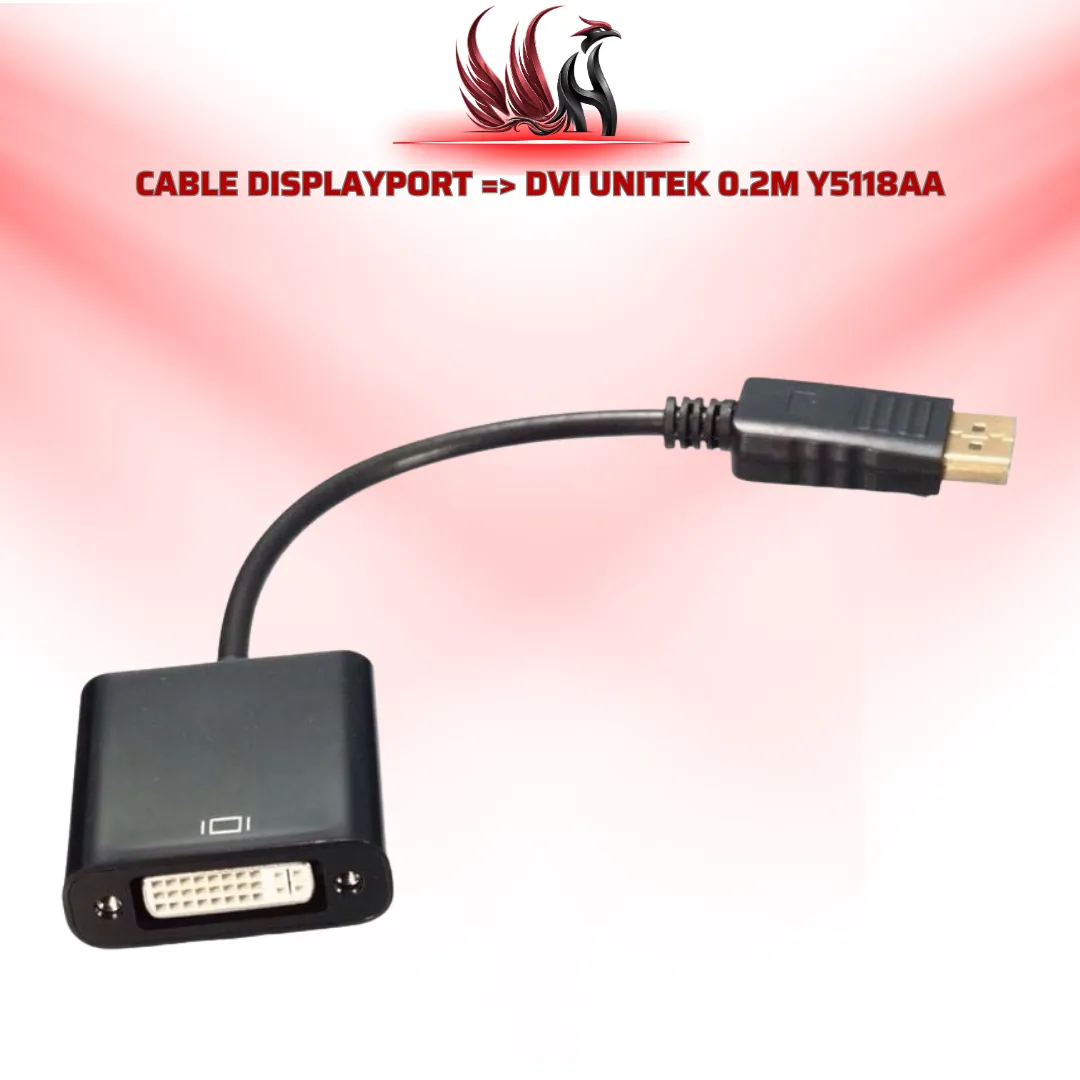 Cáp DisplayPort to VGA UNITEK Y-5118A 1.8M | HOCO STORE