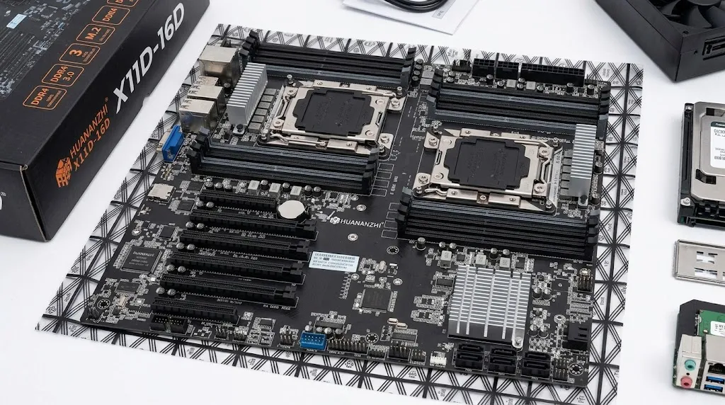 Mainboard Huananzhi X11D-16D Dual Xeon LGA3647