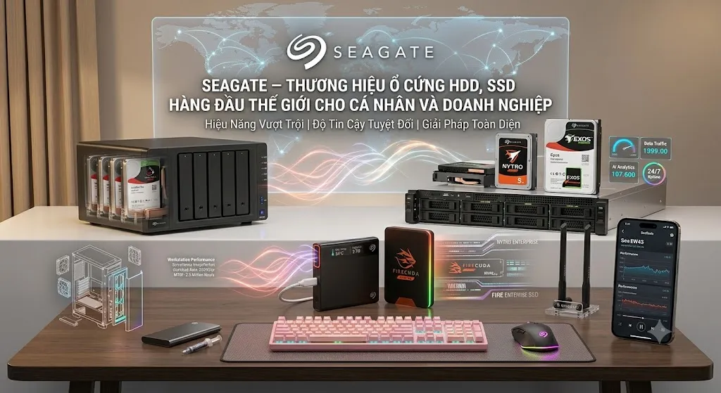 Seagate – Thương Hiệu Ổ Cứng HDD, SSD Hàng Đầu Thế Giới Cho Cá Nhân Và Doanh Nghiệp