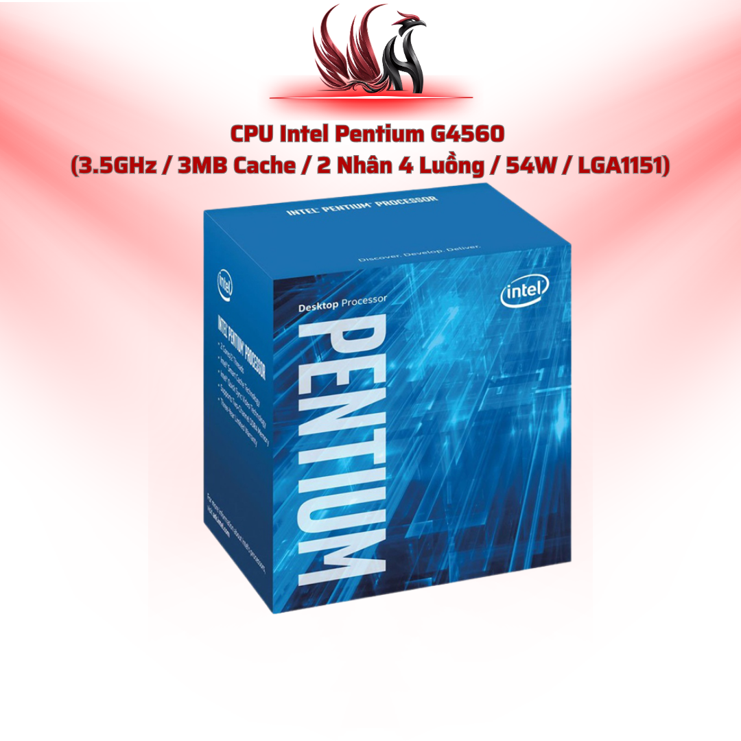 CPU Intel Pentium G4560 2C/4T 3.5GHz Cache 3MB LGA1151 | HOCO STORE PC