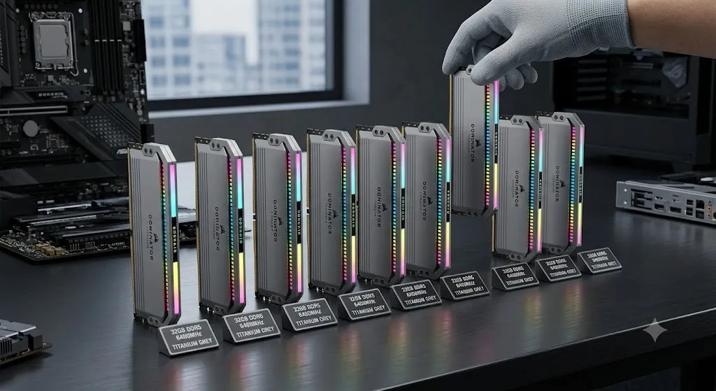 RAM PC Corsair Dominator Titanium DDR5 RGB