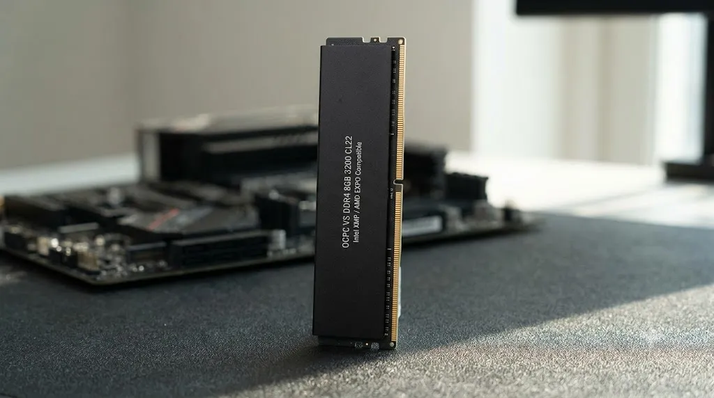 RAM Desktop OCPC VS DDR4 8GB 3200MHz CL22 Intel XMP AMD EXPO