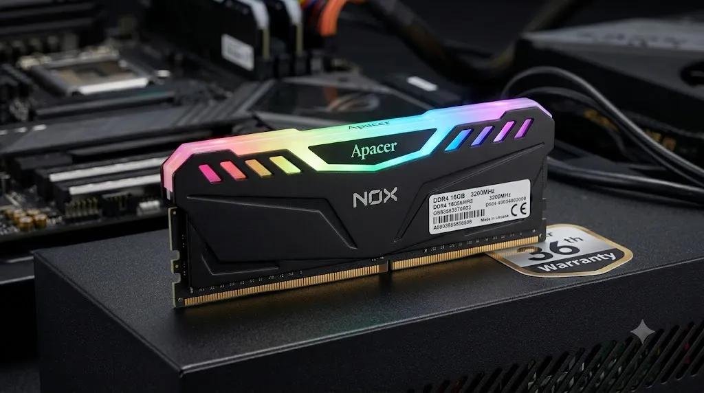 RAM Tản Nhiệt Apacer NOX DDR4 16GB Bus 3200
