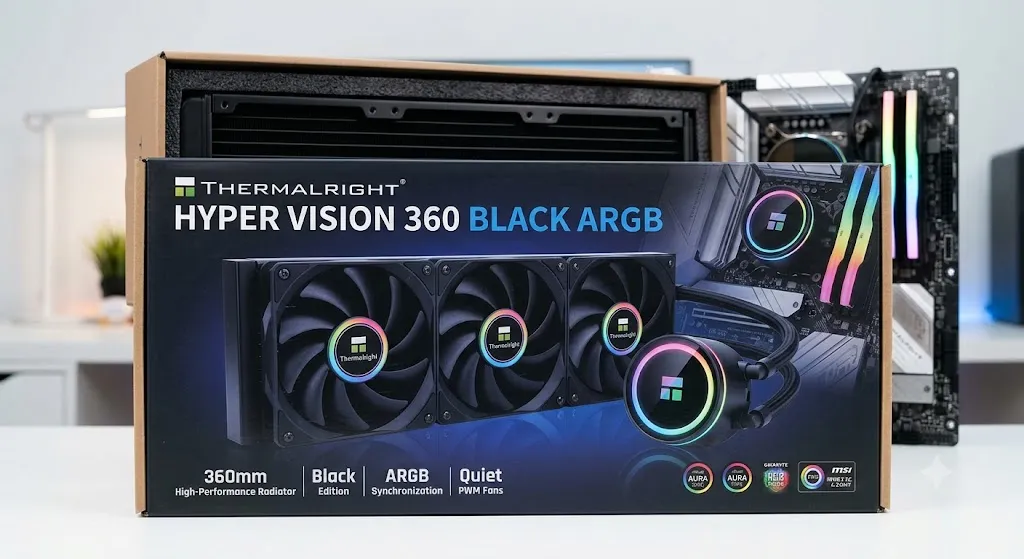 Tản Nhiệt Nước Thermalright Hyper Vision 360 Black ARGB