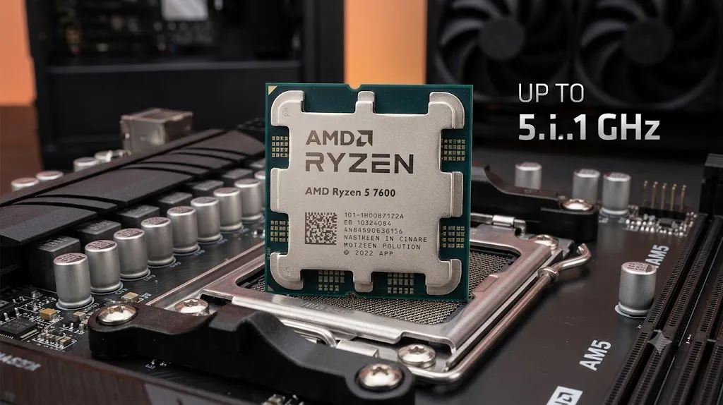 CPU AMD Ryzen 5 7600 Up To 5.1GHz