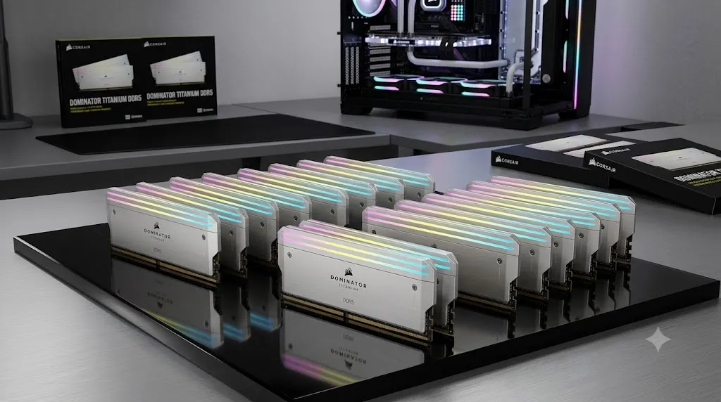 RAM PC Corsair Dominator Titanium RGB DDR5