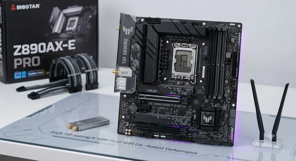 Bo Mạch Chủ ASUS TUF Gaming B760M-PLUS WIFI D4