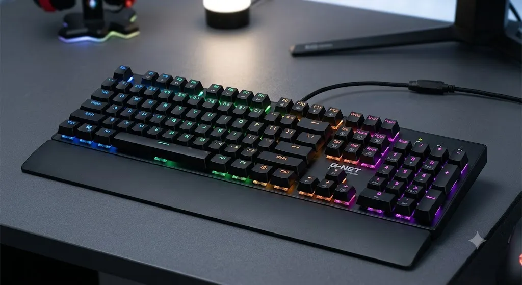 Bàn Phím Cơ Quang G-Net GK315 LED RGB