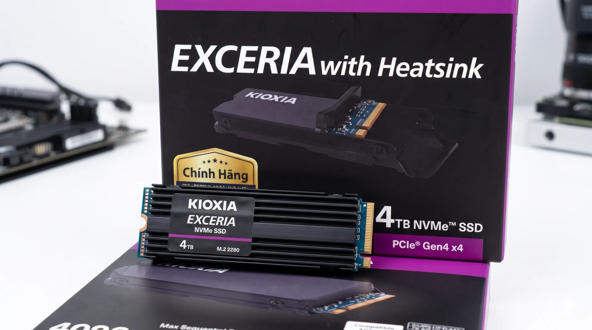SSD NVMe KIOXIA EXCERIA 4TB PCIe Gen4 x4 Chính Hãng
