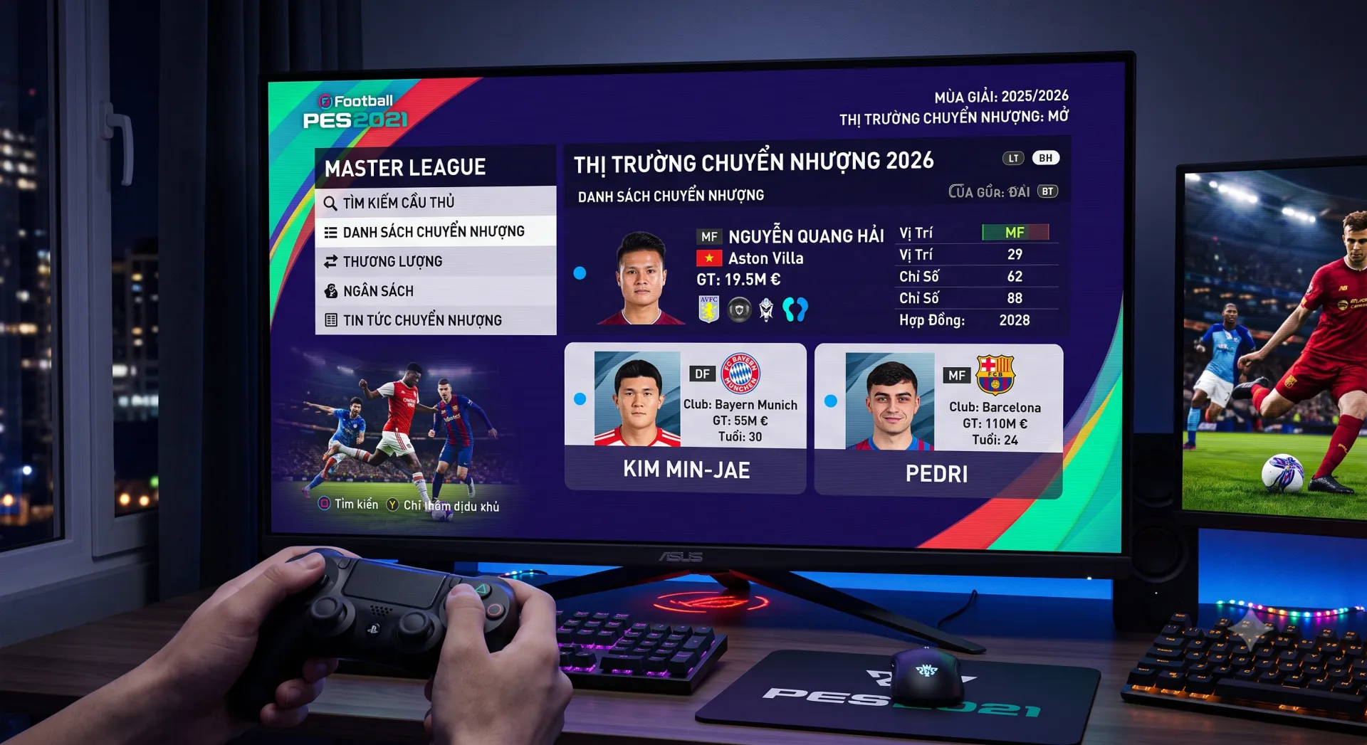 PES 2021 Việt Hóa Cập Nhật Chuyển Nhượng 2026 Mới Nhất Cho PC
