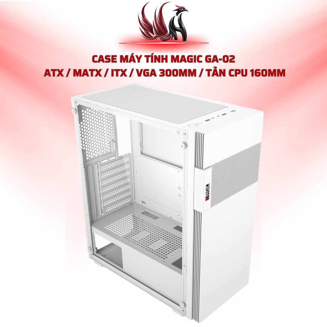 Case Máy Tính MAGIC GA-02  ATX / MATX / ITX / VGA 300mm / Tản CPU 160mm | HOCO STORE PC