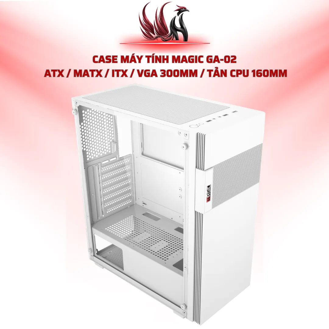 Case Máy Tính MAGIC GA-02  ATX / MATX / ITX / VGA 300mm / Tản CPU 160mm | HOCO STORE PC