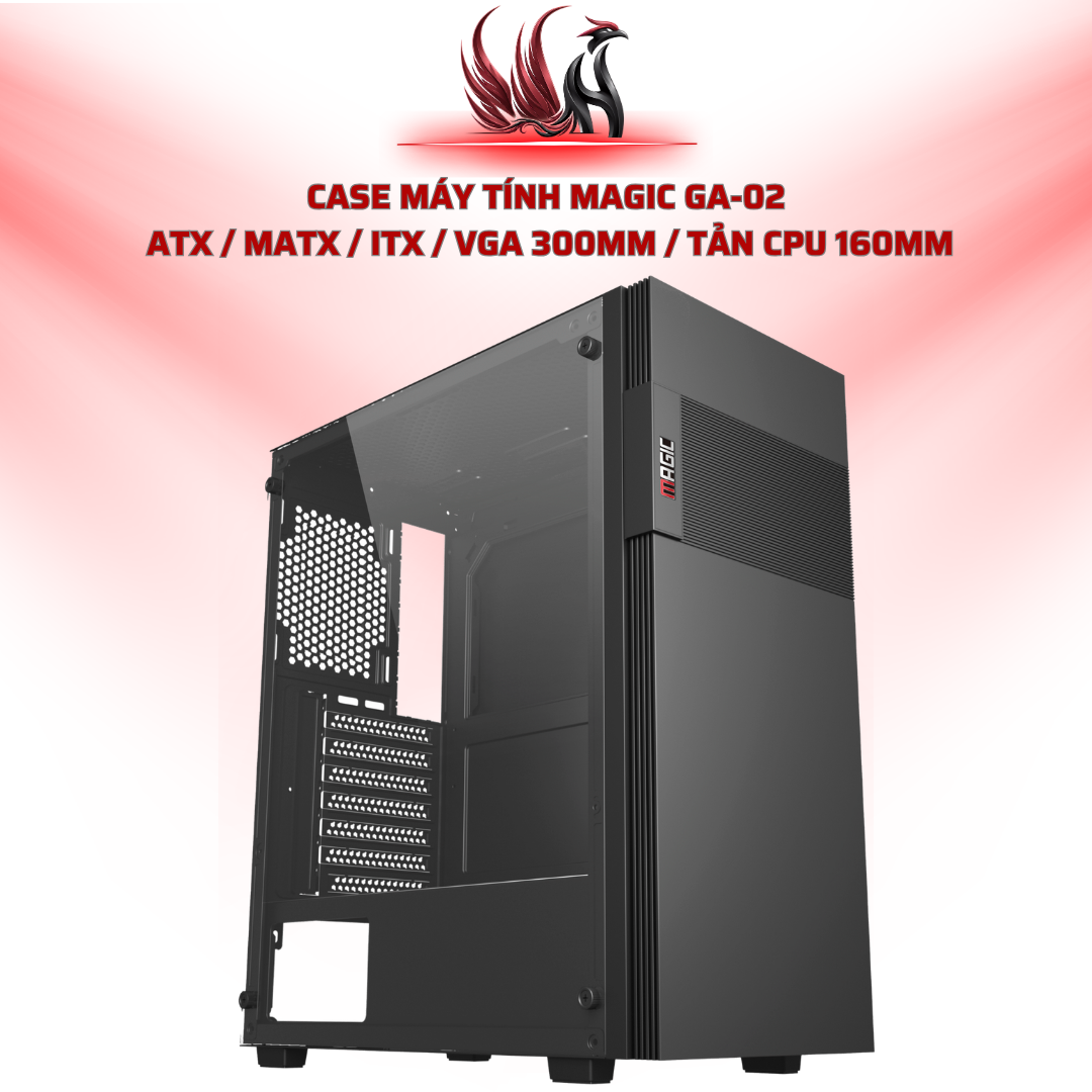 Case Máy Tính MAGIC GA-02  ATX / MATX / ITX / VGA 300mm / Tản CPU 160mm | HOCO STORE PC