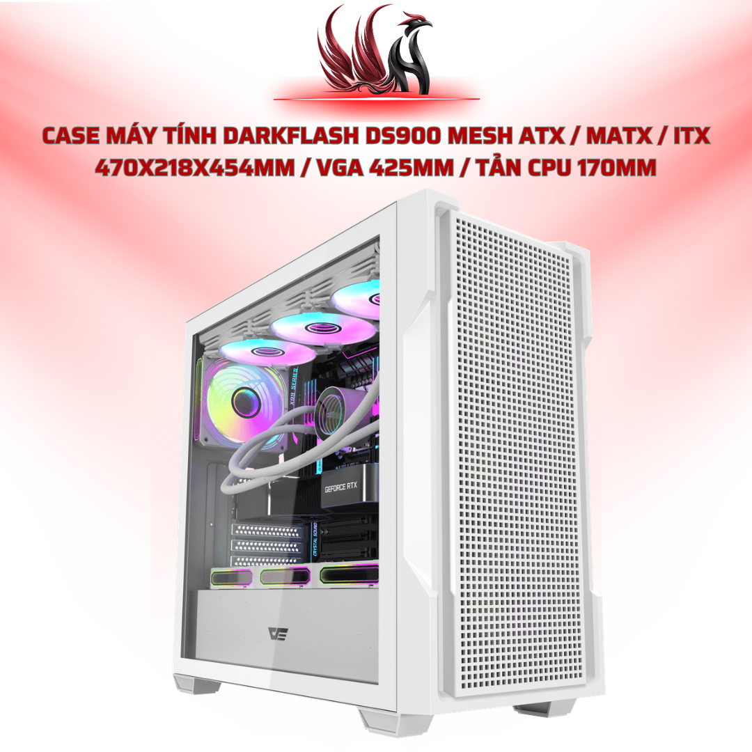 Case Máy Tính Darkflash DS900 Mesh ATX / MATX / ITX 470x218x454mm / VGA 425mm / Tản CPU 170mm | HOCO STORE PC