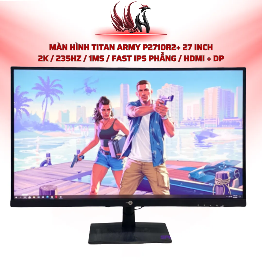 Màn Hình TITAN ARMY P2710R2+ 27 Inch 2K / 235Hz / 1ms / Fast IPS Phẳng / HDMI + DP | HOCO STORE PC