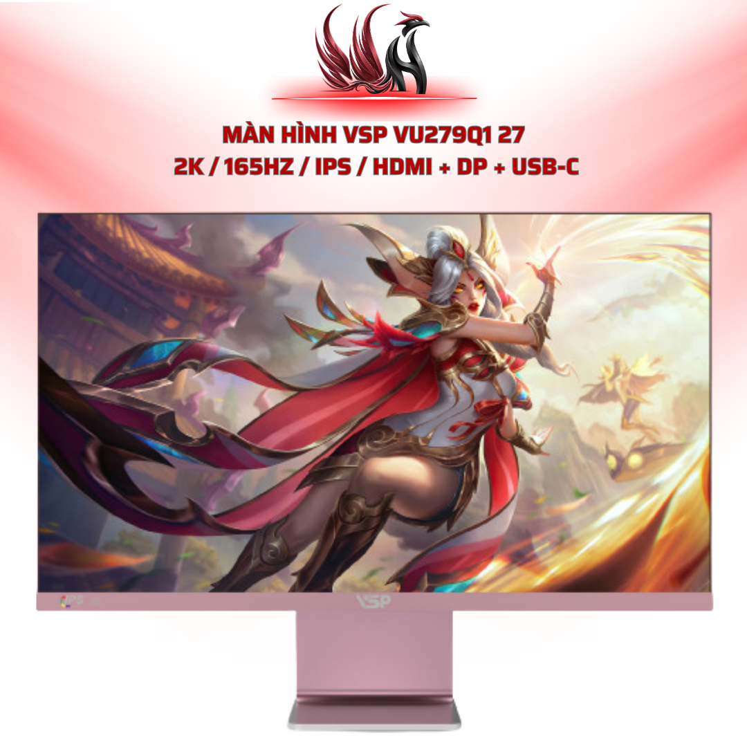 Màn Hình VSP VU279Q1 27  2K / 165Hz / IPS / HDMI + DP + USB-C | HOCO STORE PC