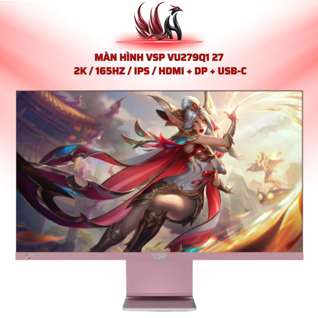 Màn Hình VSP VU279Q1 27  2K / 165Hz / IPS / HDMI + DP + USB-C | HOCO STORE PC