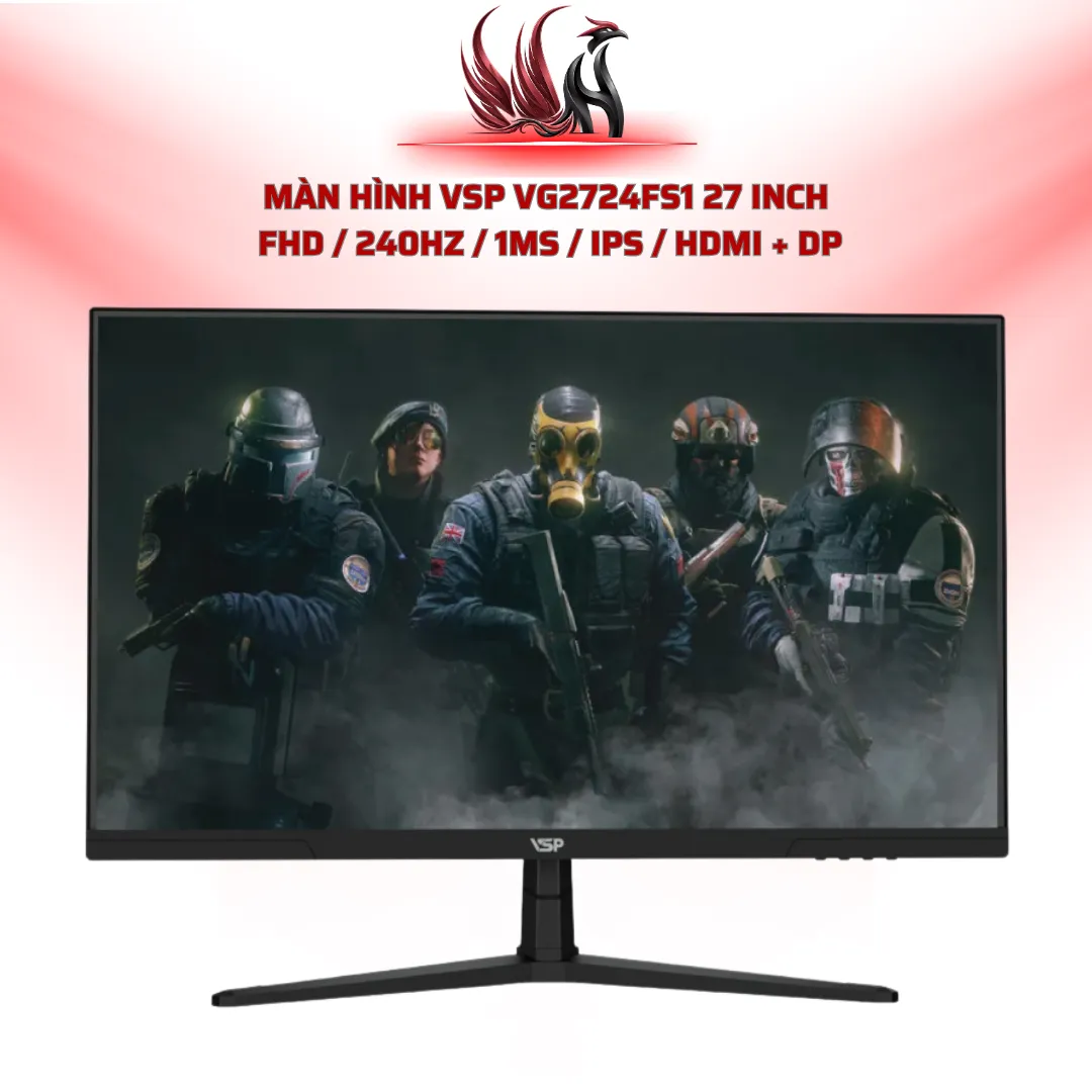 Màn Hình VSP VG2724FS1 27 Inch  FHD / 240Hz / 1ms / IPS / HDMI + DP | HOCO STORE PC