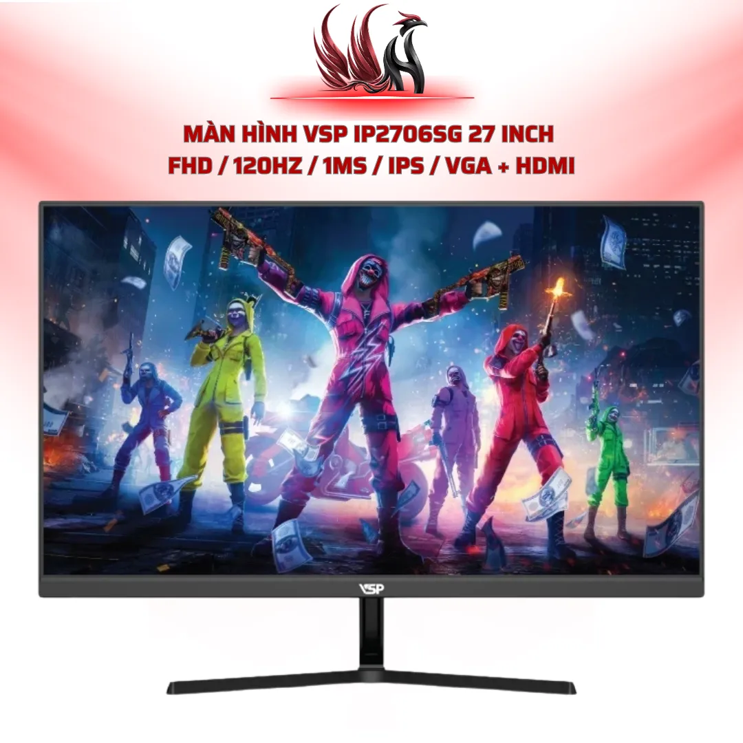 Màn Hình VSP IP2706SG 27 Inch  FHD / 120Hz / 1ms / IPS / VGA + HDMI | HOCO STORE PC