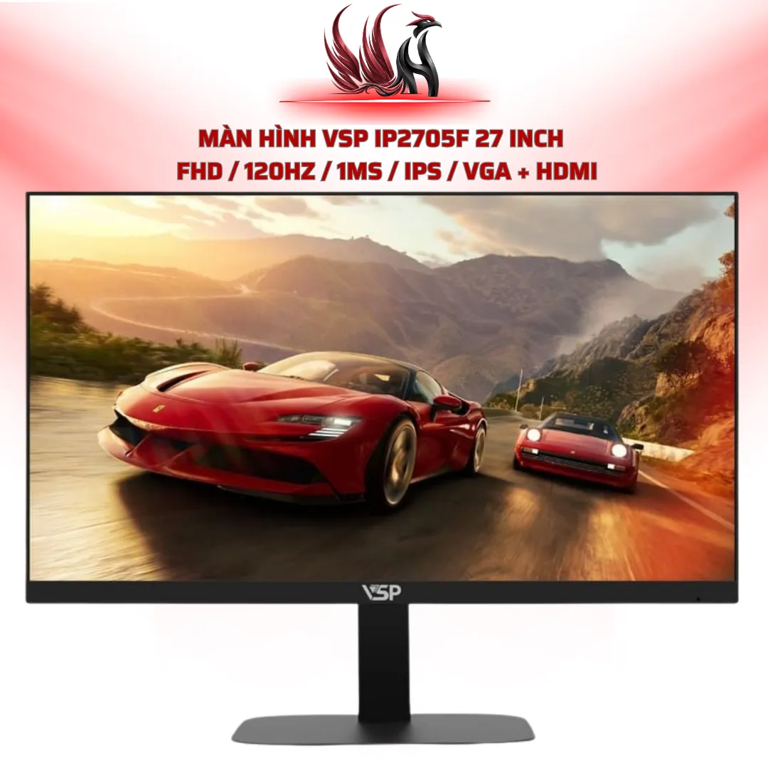 Màn Hình VSP IP2705F 27 Inch   FHD / 120Hz / 1ms / IPS / VGA + HDMI| HOCO STORE PC