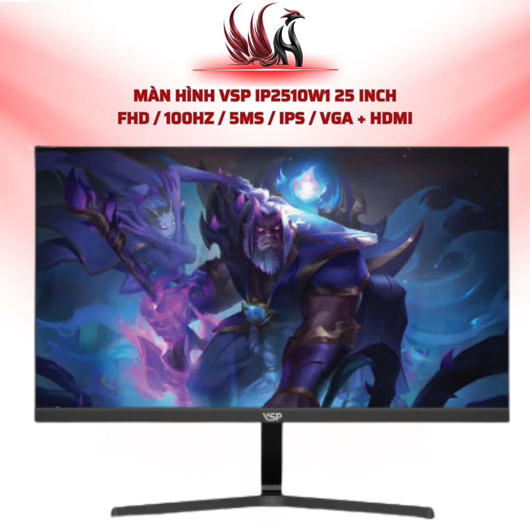 Màn Hình VSP IP2510W1 25 Inch FHD / 100Hz / 5ms / IPS / VGA + HDMI | HOCO STORE PC
