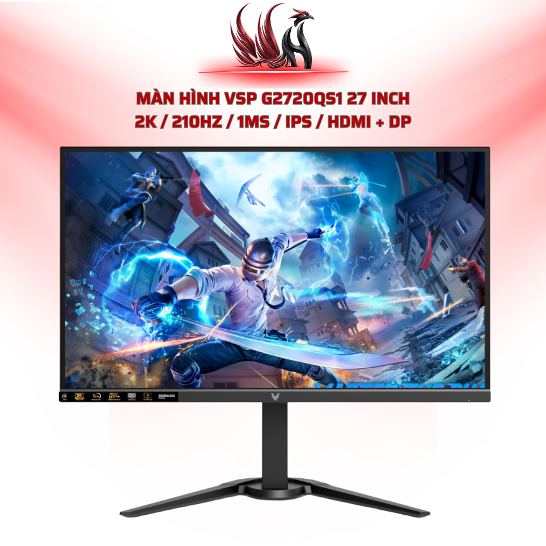 Màn Hình VSP G2720QS1 27 Inch 2K / 210Hz / 1ms / IPS / HDMI + DP | HOCO STORE PC