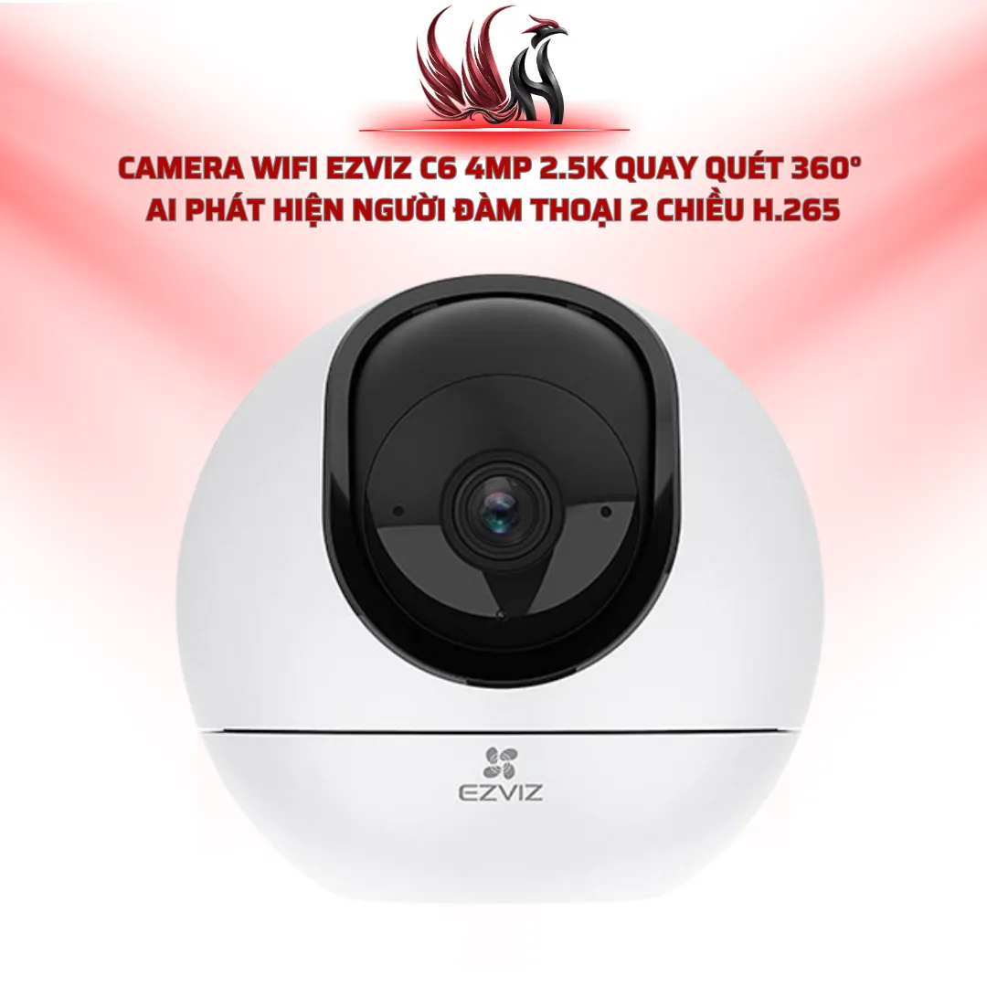 Camera WiFi EZVIZ C6 4MP 2.5K Quay Quét 360° AI H.265 | HOCO STORE