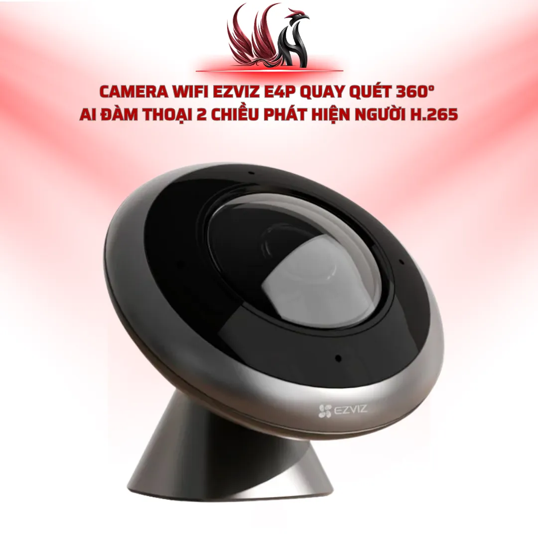 Camera WiFi EZVIZ E4P 3K+ AI Toàn Cảnh 360° Đàm Thoại 2 Chiều | HOCO STORE