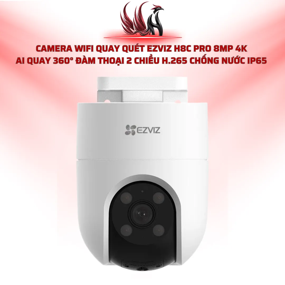 Camera Trong Nhà EZVIZ H6C G1 4K WiFi AI Quay 360° Type-C | HOCO STORE