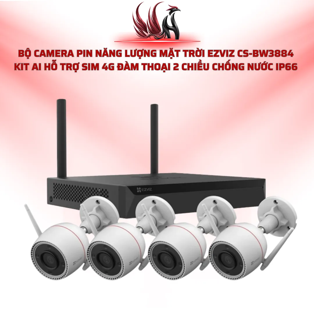 Bộ Kit Camera IP WiFi EZVIZ CS-BW3844 4MP AI NVR 8 Kênh | HOCO STORE